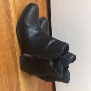 Lucky brand leather booties